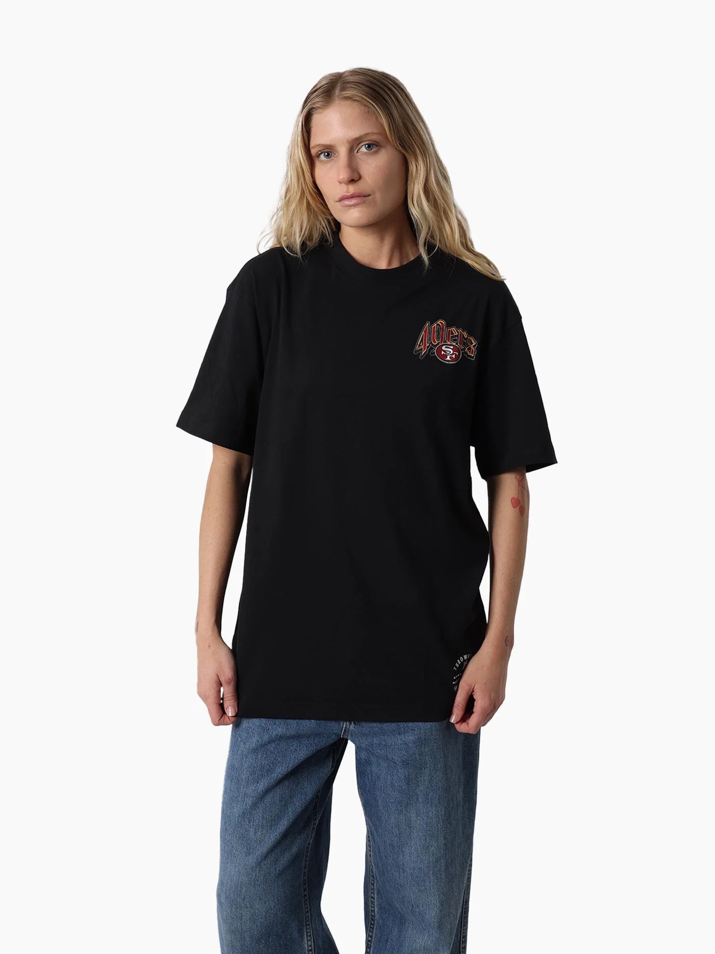 San Francisco 49ers Gothic Team Tee - Black