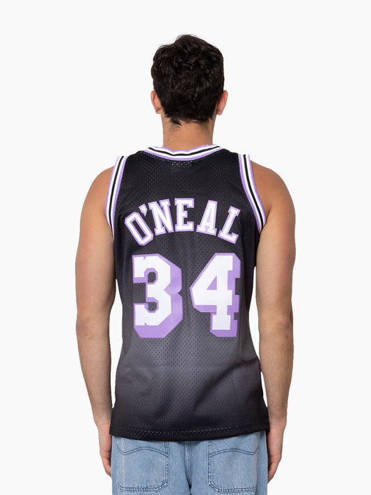 NBA Swingman Jersey LA Lakers 1996 Shaquille O'Neal - Black/Lavender