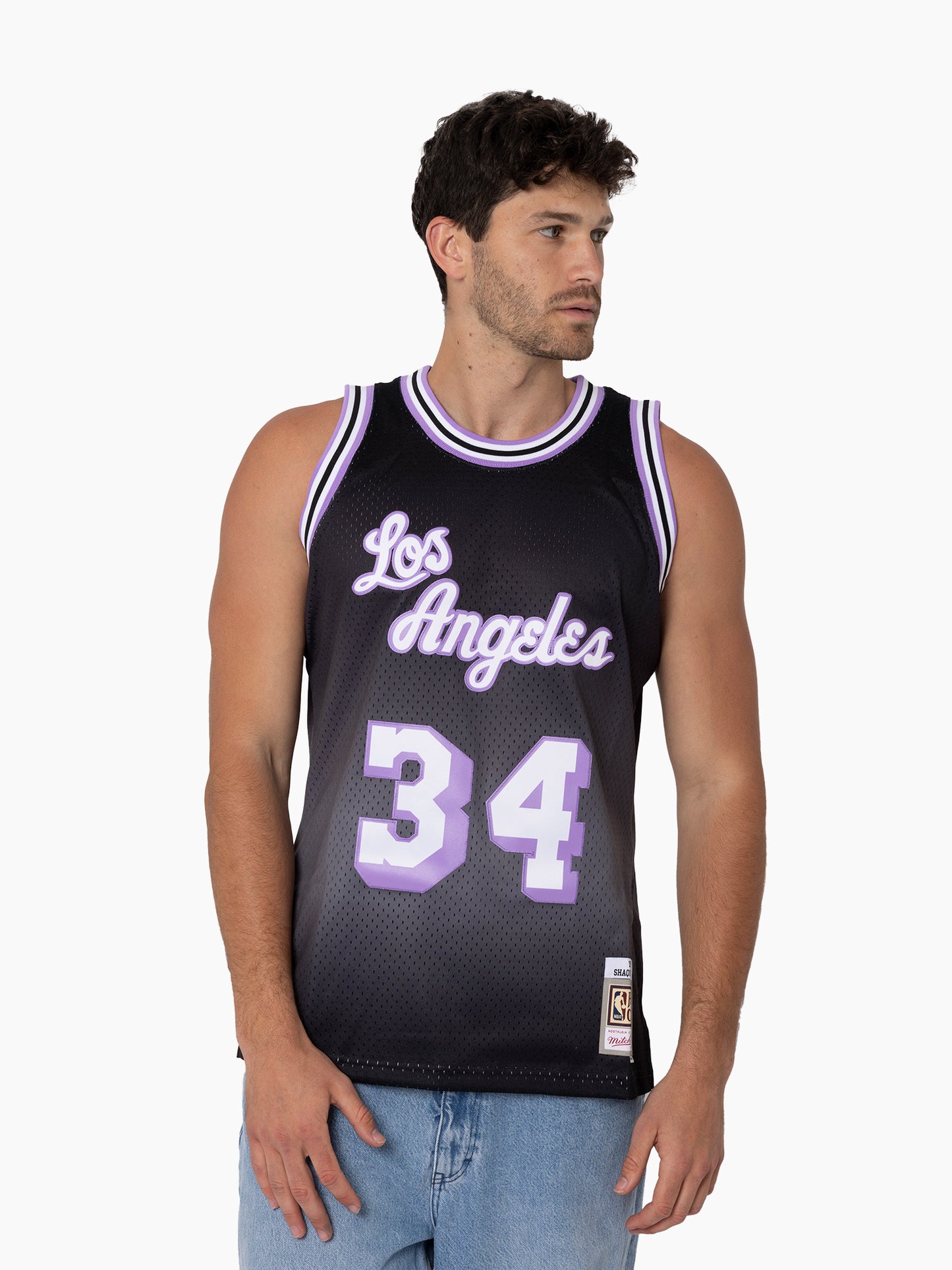 NBA Swingman Jersey LA Lakers 1996 Shaquille O'Neal - Black/Lavender