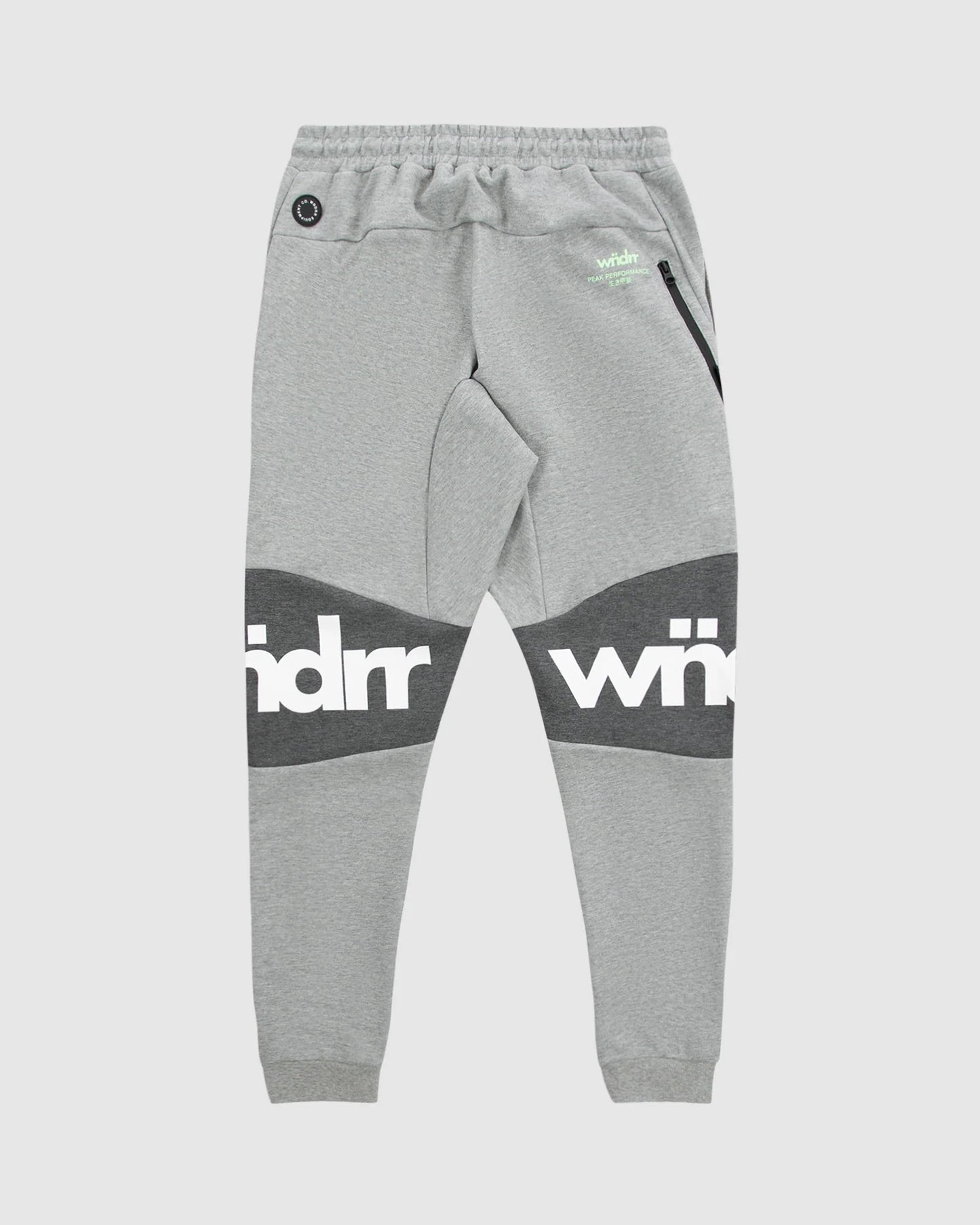 Wndrr Fusion Tech Trackpant - Grey Marle