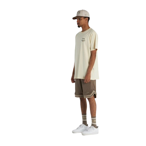 Crate Reversible Mesh B-Ball Short - Mudrock/chia