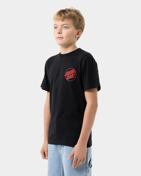 Boys Opus Screaming Hand Tee - Black