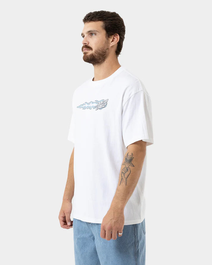 Flaming Dice Dot Flash Tee - Black