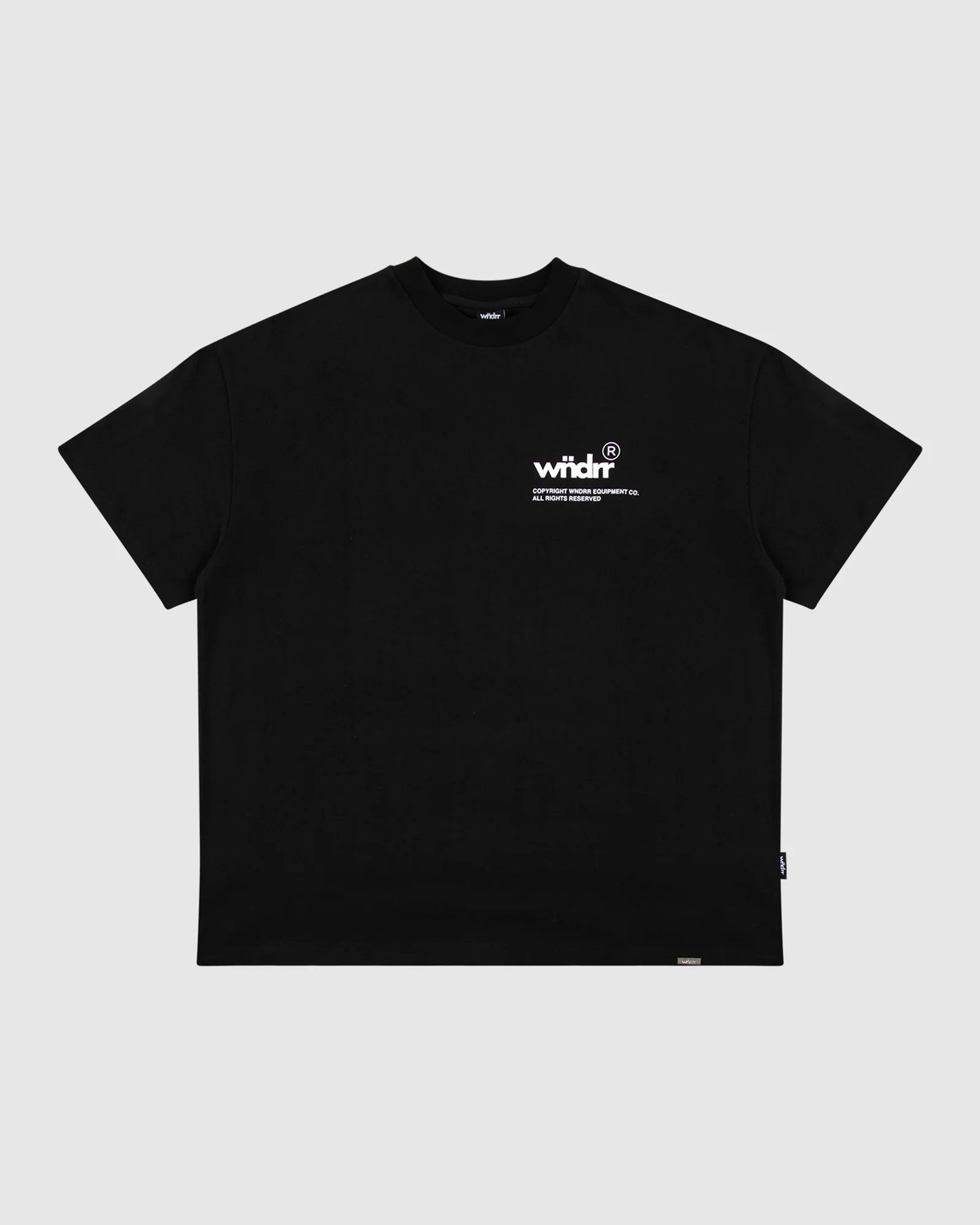 Wndrr Represent Heavyweight Tee - Black