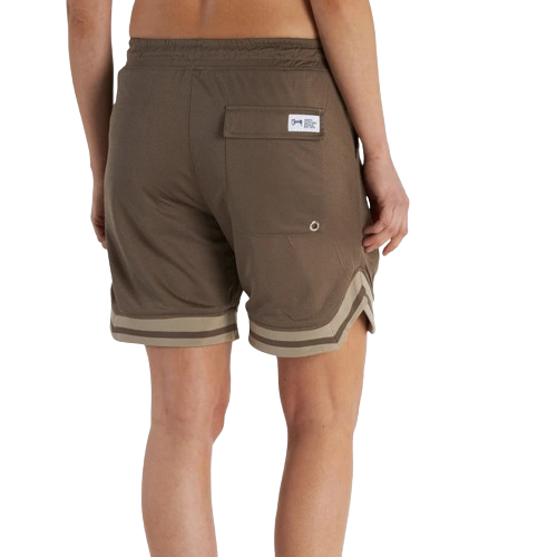 Crate Reversible Mesh B-Ball Short - Mudrock/chia