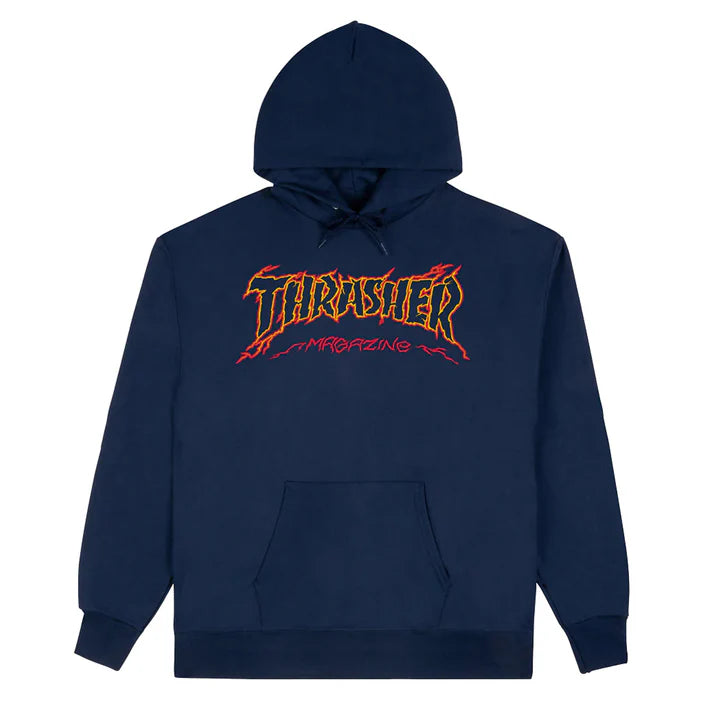 Cracked Hood - Navy