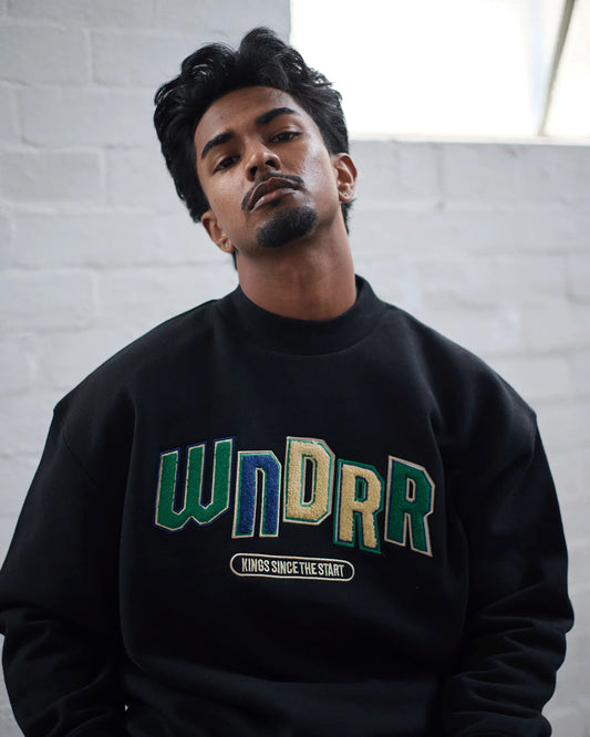 Wndrr Chant Crew Sweat - Black