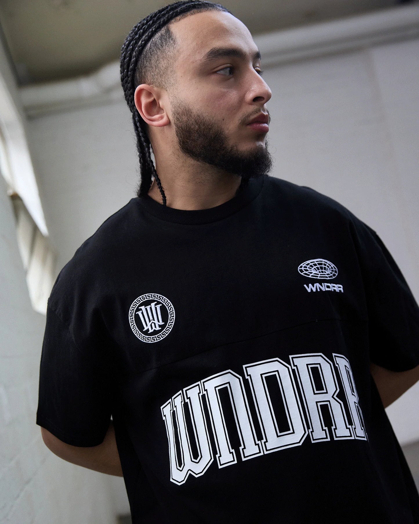 Wndrr Possession Box Fit Tee - Black