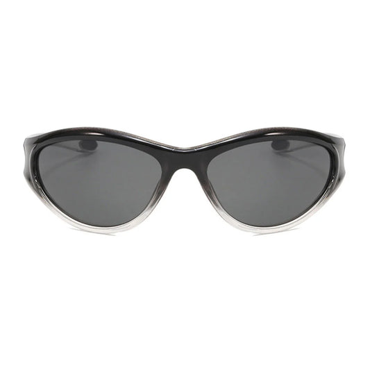 Y2k Sunglasses - Black/Clear