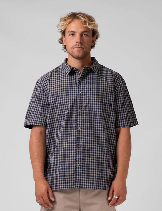 Check Mate Shirt - Navy