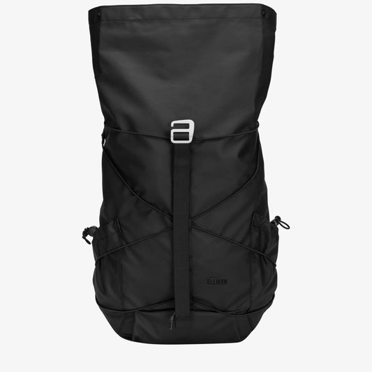 Elliker Dayle Roll Top Backpack 21/25L - Black