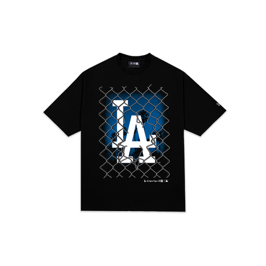 New Era Oversize Fence Tee LA Dodgers