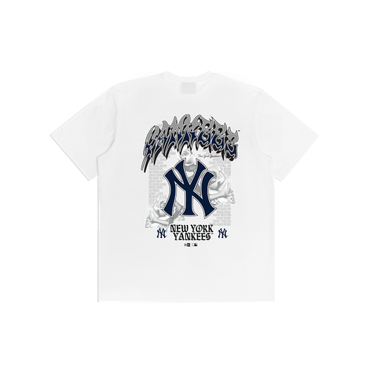 Oversize Rose Tee NY Yankees