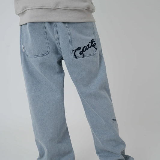 Crate Baggy Barry Denim - Light Blue