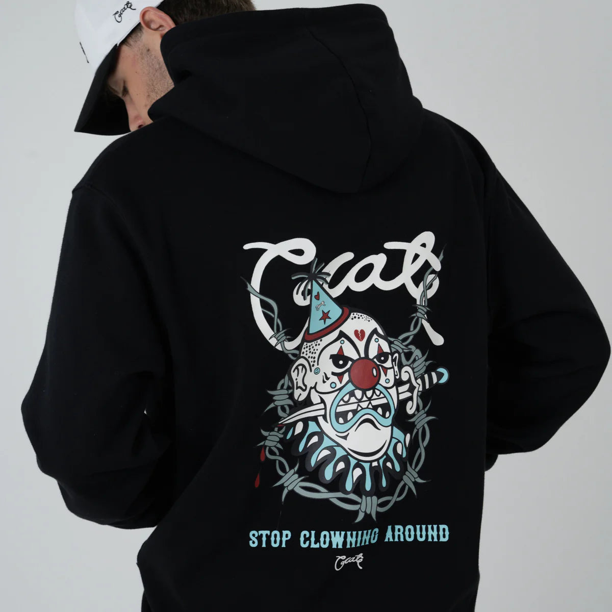 Crate Clowning Around Superfleece Hoodie - Black