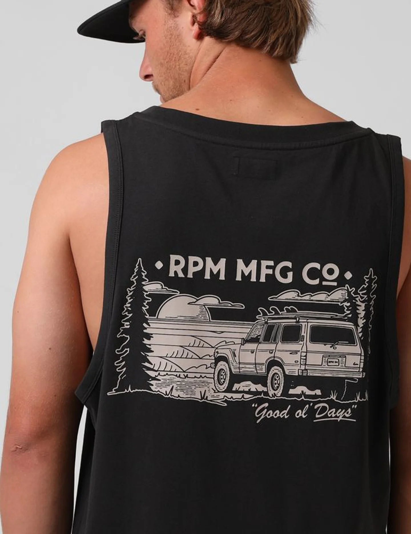 Land Cruiser Singlet - Old Black