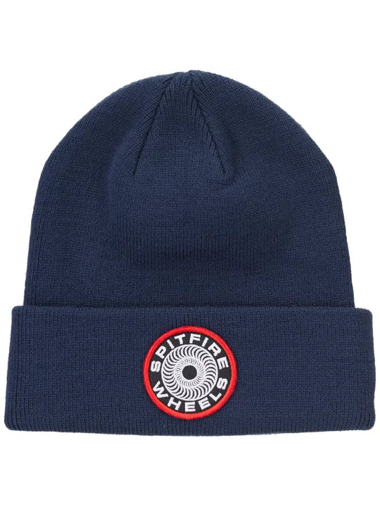 Classic 87 Swirl Patch Beanie - Navy/Black/Red