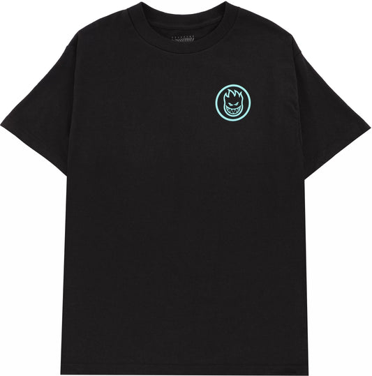 Spitfire Radioactive Classic Swirl Tee - Black