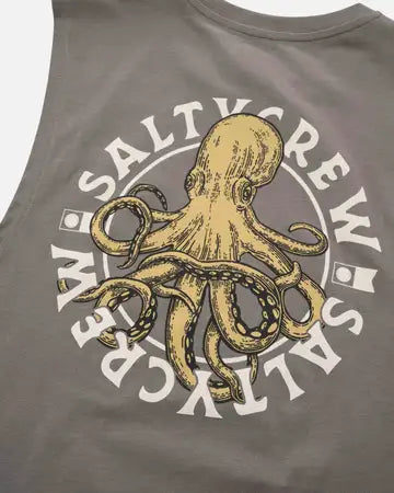 Tentacles Muscle Tank - Charcoal
