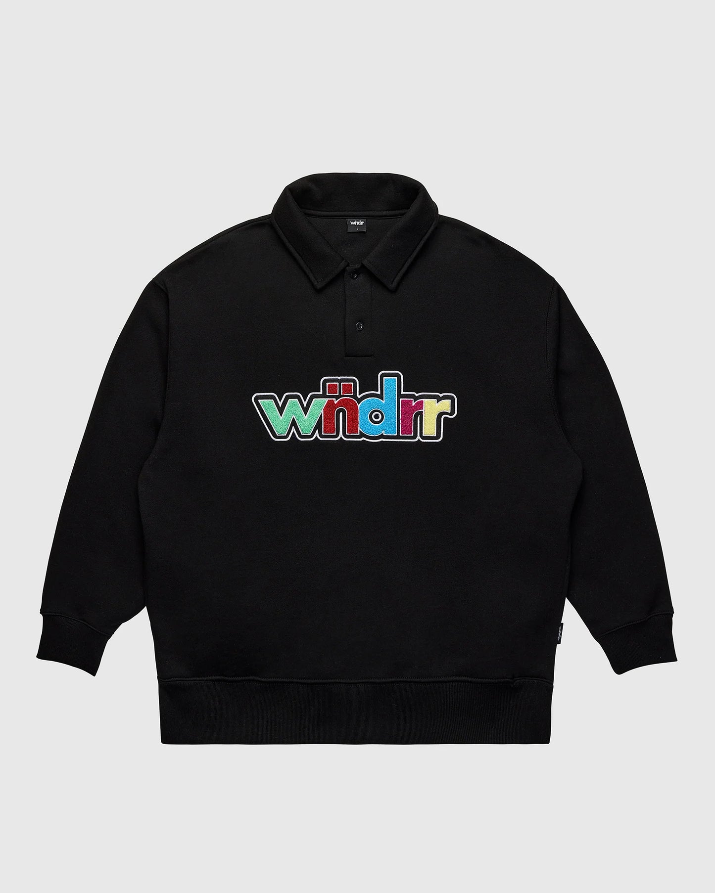Wndrr Tint Rugby Sweat - Black