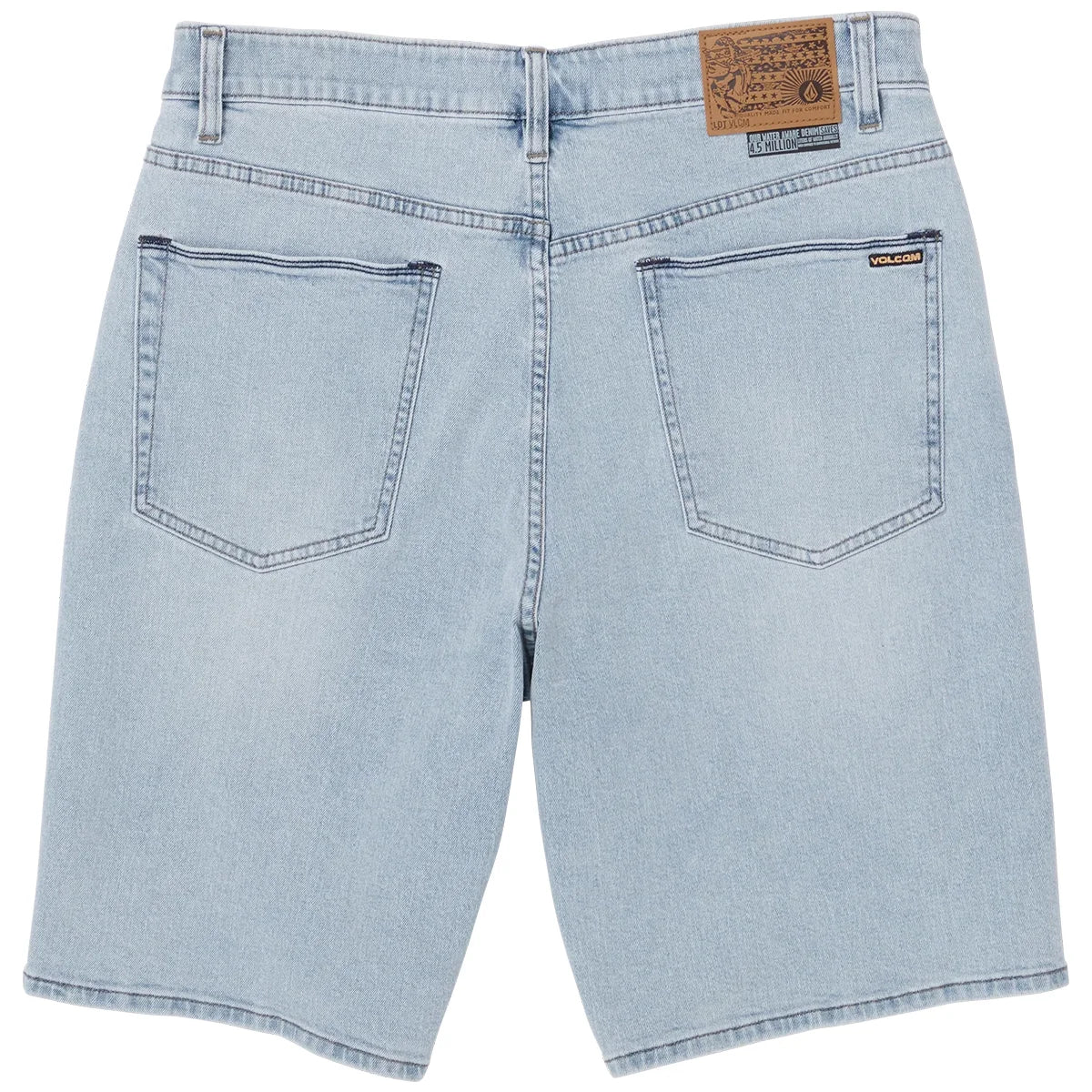 Youth Billow Denim Shorts - Desert Dirt Indigo