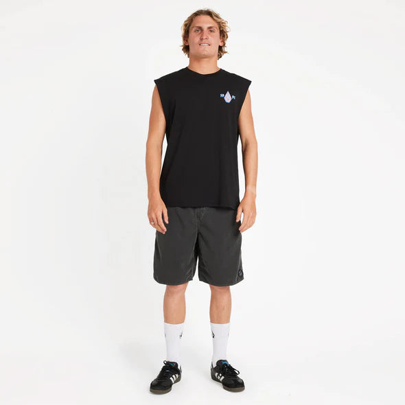 Counter Top Muscle Tee - Black