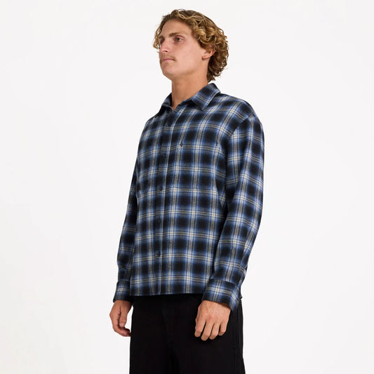 Psycho flannel - Light Navy