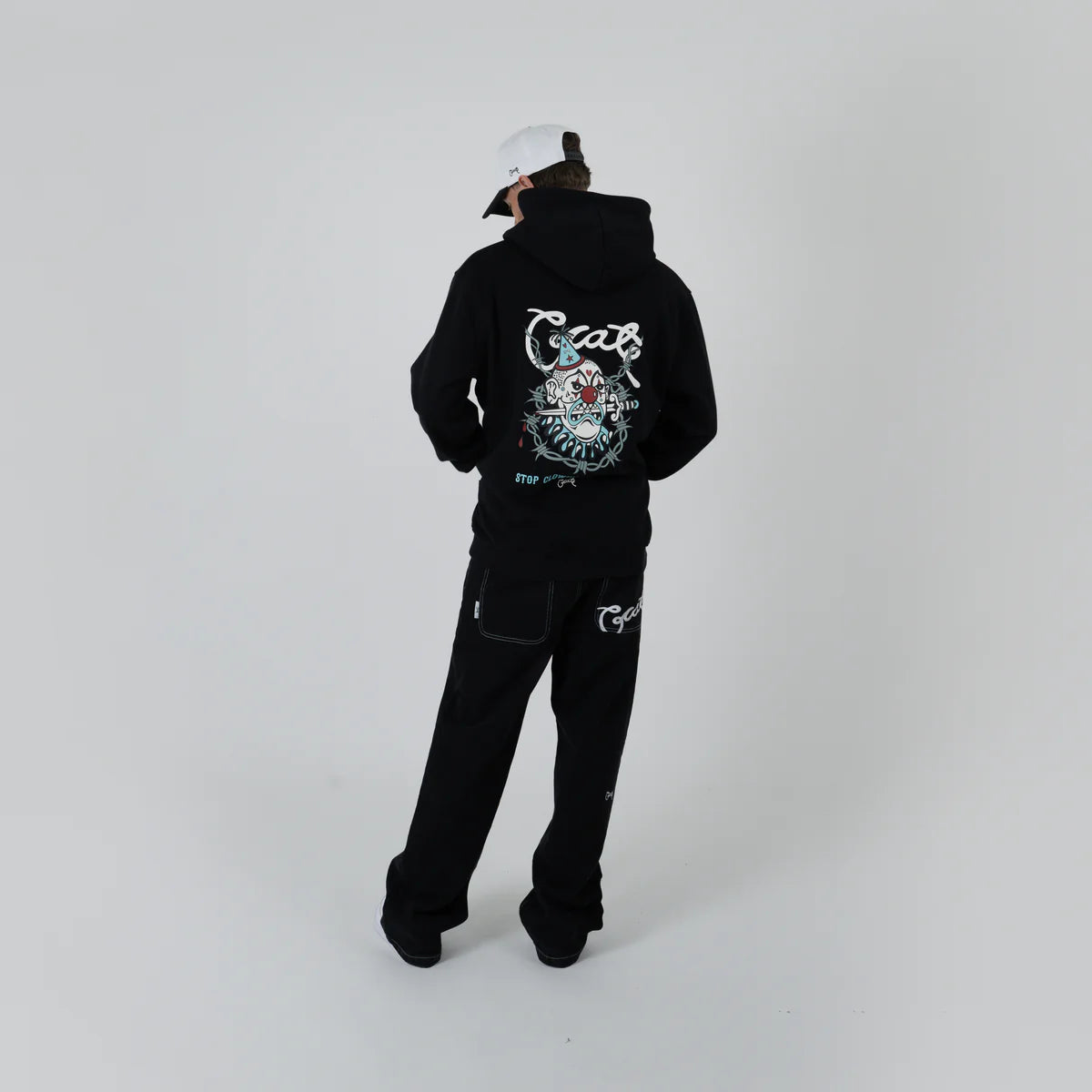 Crate Clowning Around Superfleece Hoodie - Black