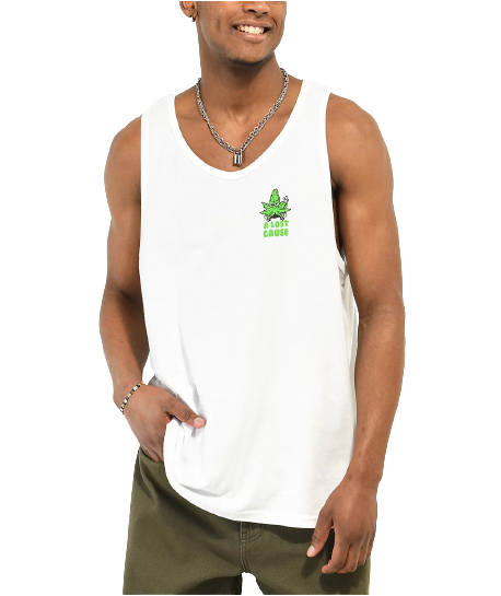 Stay High Tank A Lost Cause - White