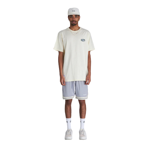 Mens Reversible B-Ball Shorts - Grey/Olive