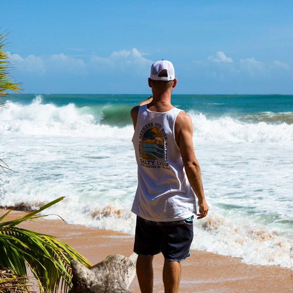 Salty Crew Paradiso Tank - White