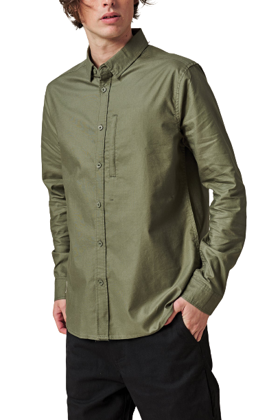 Globe Foundation L/S Shirt - Olive