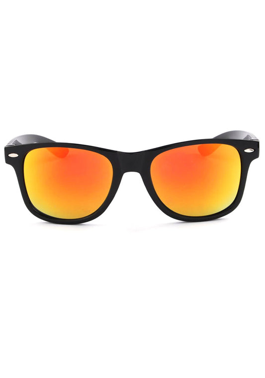 ALC Brushed Sunglases - Black Frame Orange Lens