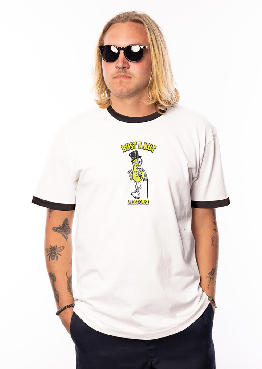 ALC Bust A Nut Tee - White/Black