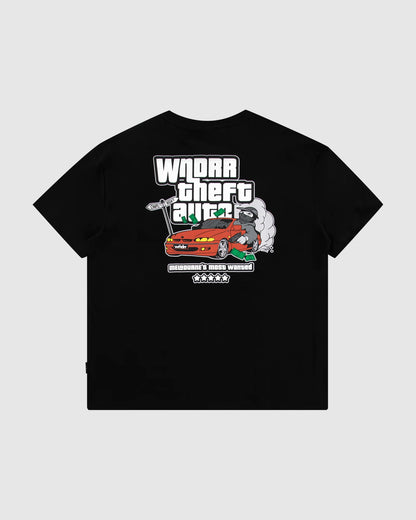 Wndrr Most Wanted Box Fit Tee - Black