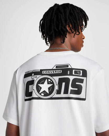 Converse Cons Camera T-Shirt - White