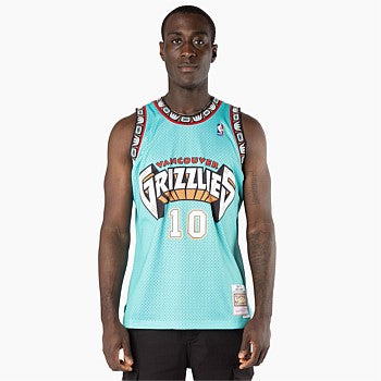 Mitchell And Ness Vancouver Grizzlies 98-99 Mike Bibby Swingman Jersey - Teal