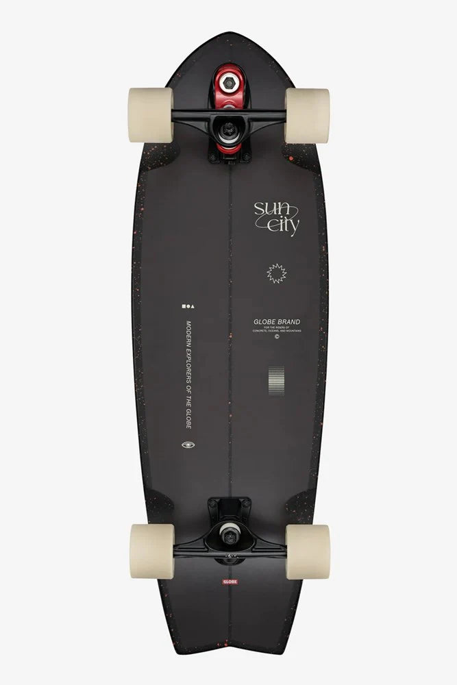 Sun City 2 Astro Red Surf Skate - 30"