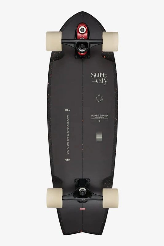Sun City 2 Astro Red Surf Skate - 30"