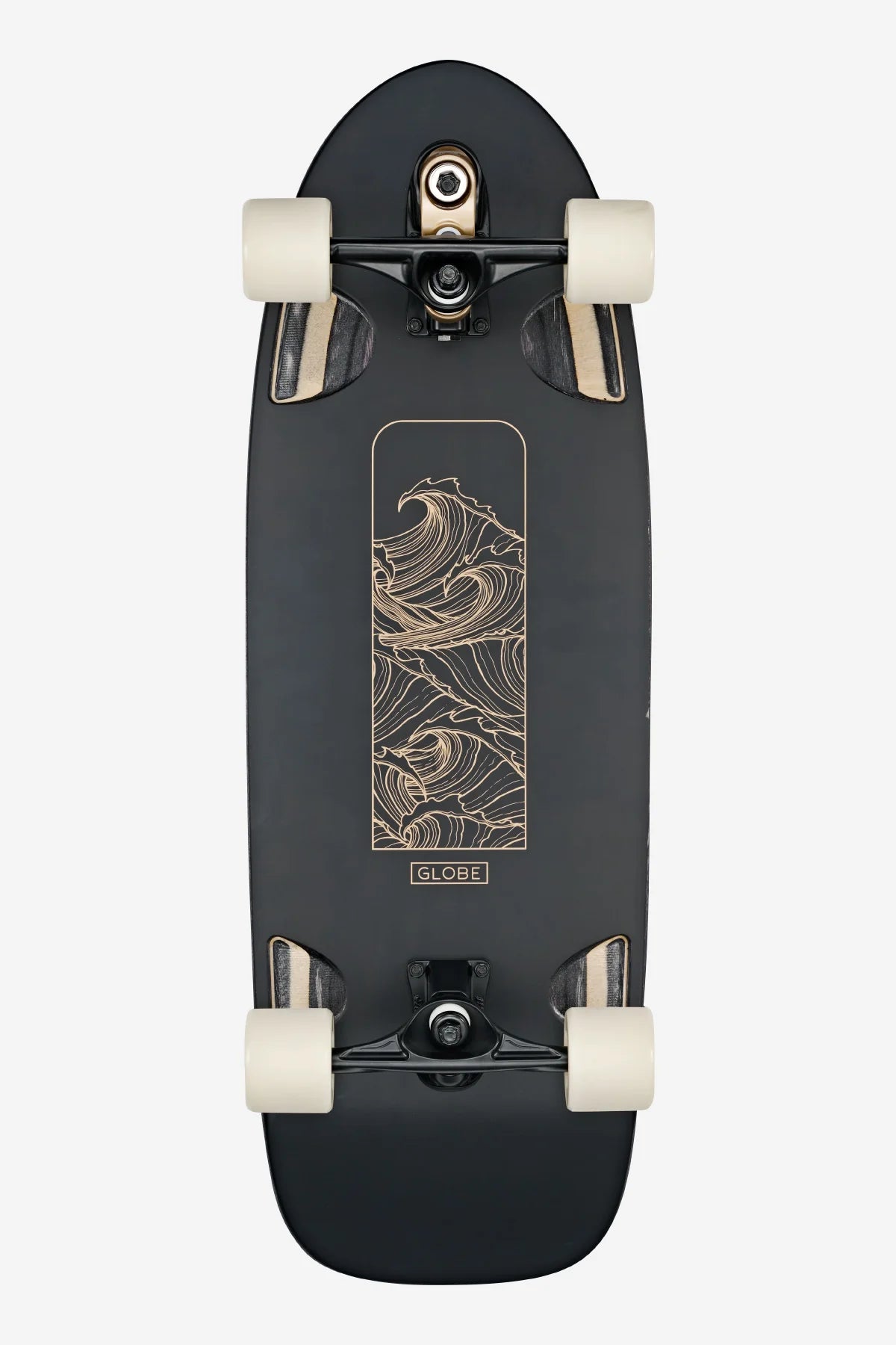 Walrus 31” Surf-Skate Cruiser - Black/Peaking