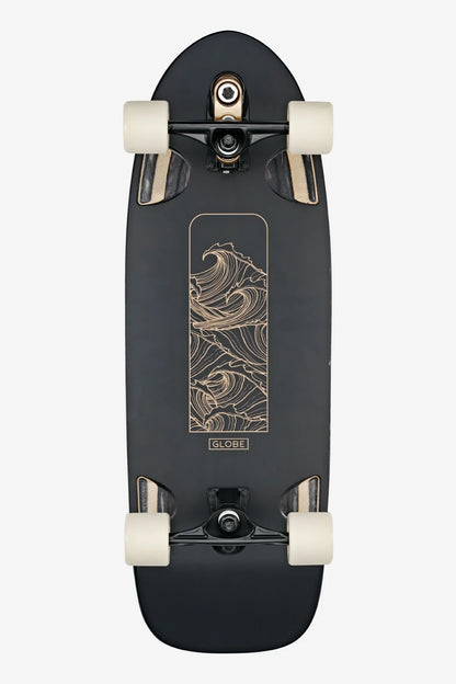 Walrus 31” Surf-Skate Cruiser - Black/Peaking