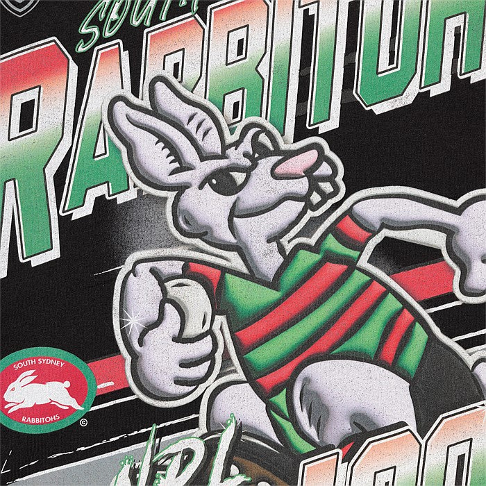 Mitchell And Ness South Sydney Rabbitohs Character Tee - Faded Black