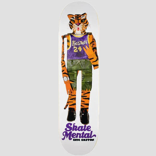 Skate Mental Koston Tiger White Deck - 8.375"