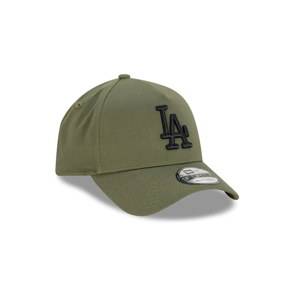 New Era Los Angeles Dodgers MLB Essentials Olive Black Snapback