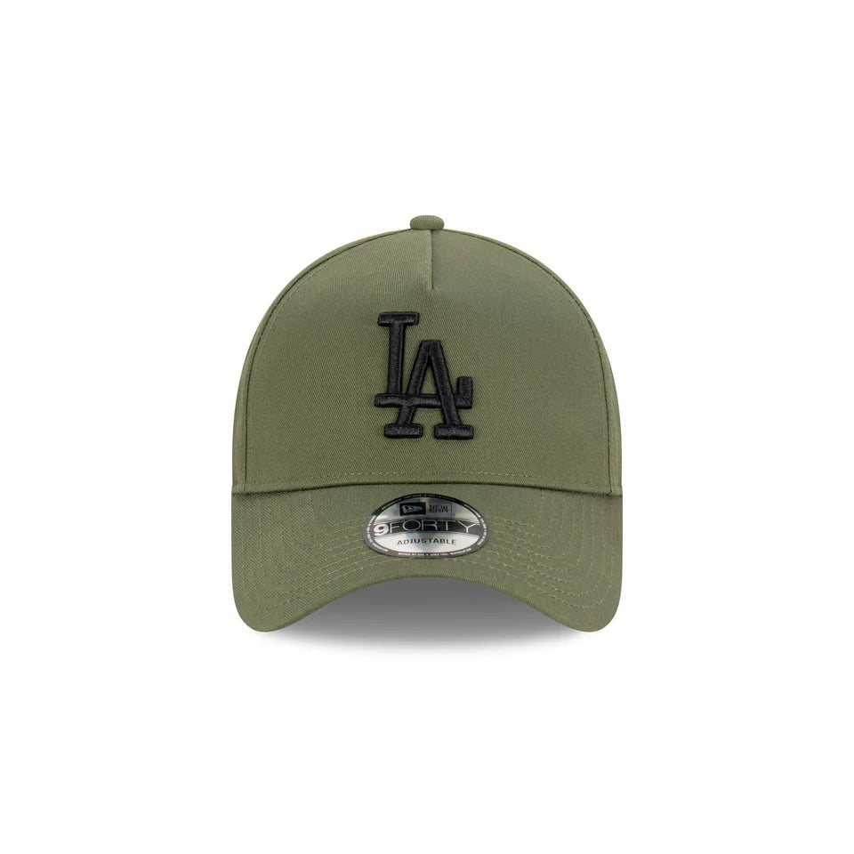 New Era Los Angeles Dodgers MLB Essentials Olive Black Snapback