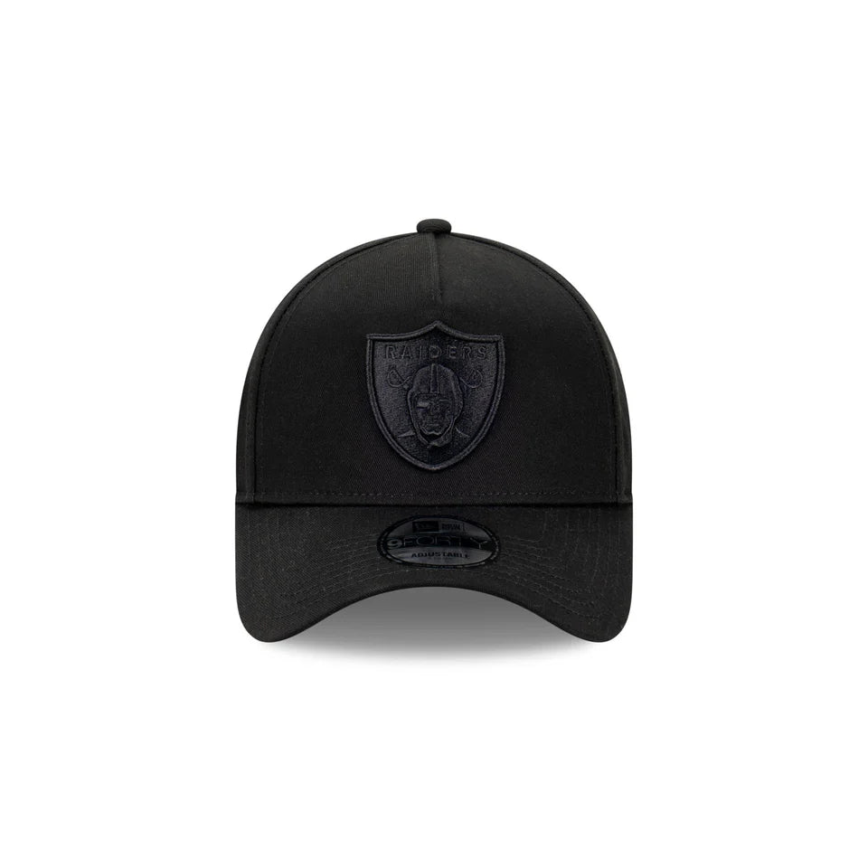 New Era Las Vegas Raiders NFL Essentials Black on Black Snapback