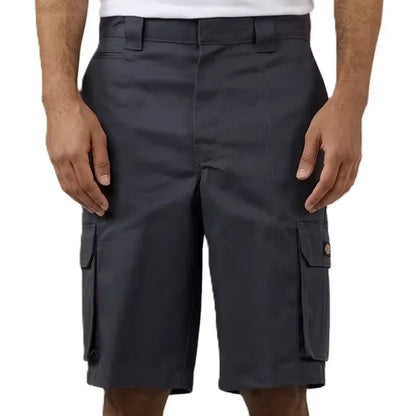 131 12" Slim Straight Fit Cargo Shorts - Charcoal