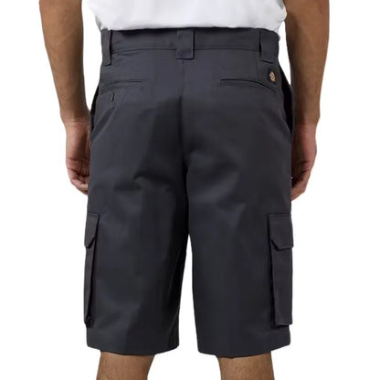 131 12" Slim Straight Fit Cargo Shorts - Charcoal