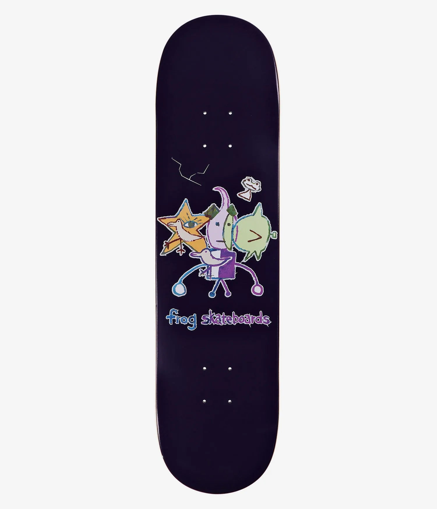 Frog Cracked (Robot Boy) Deck - 8.00"