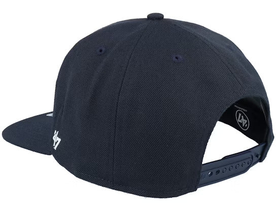 47 Atlanta Braves Sure Shot Captain Snapback - Navy